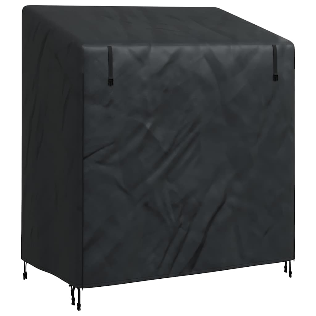 Outdoor Swing Cover Black 135 x 100 x 165 cm 420D Oxford Fabric